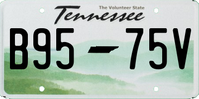 TN license plate B9575V