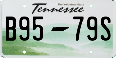 TN license plate B9579S