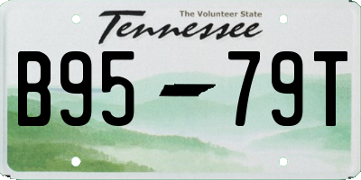 TN license plate B9579T