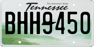 TN license plate BHH9450