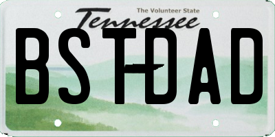 TN license plate BSTDAD