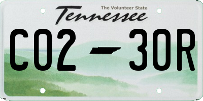 TN license plate C0230R