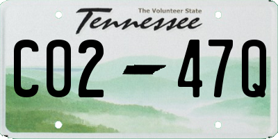 TN license plate C0247Q