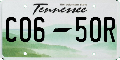TN license plate C0650R