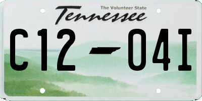 TN license plate C1204I
