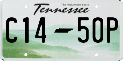 TN license plate C1450P