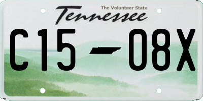 TN license plate C1508X