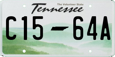 TN license plate C1564A