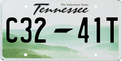 TN license plate C3241T