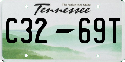 TN license plate C3269T