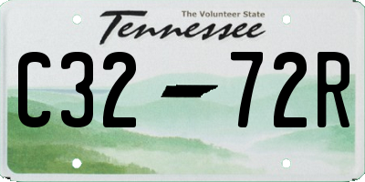 TN license plate C3272R