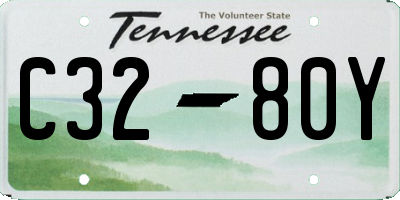 TN license plate C3280Y