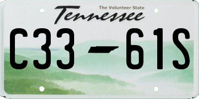 TN license plate C3361S