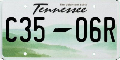 TN license plate C3506R
