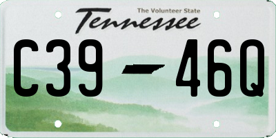 TN license plate C3946Q