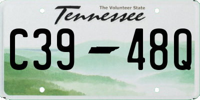 TN license plate C3948Q