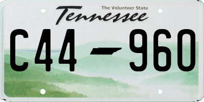 TN license plate C4496O