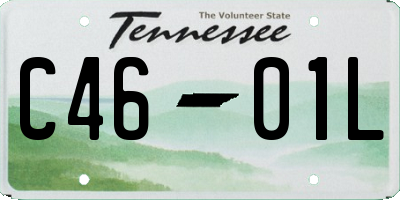 TN license plate C4601L