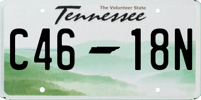 TN license plate C4618N