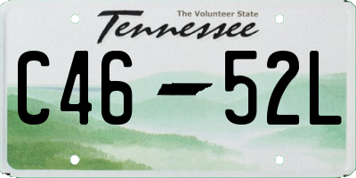 TN license plate C4652L