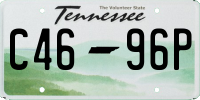 TN license plate C4696P