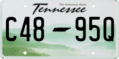TN license plate C4895Q