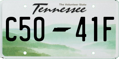 TN license plate C5041F