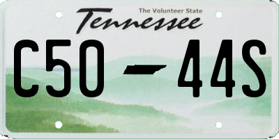 TN license plate C5044S