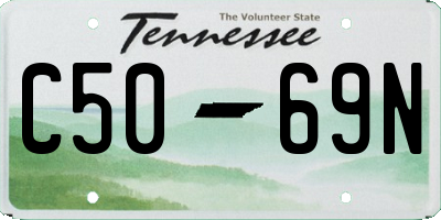 TN license plate C5069N