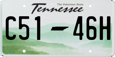 TN license plate C5146H