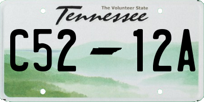 TN license plate C5212A