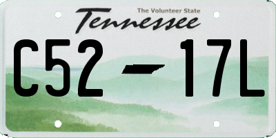 TN license plate C5217L