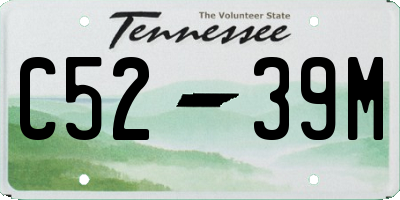 TN license plate C5239M