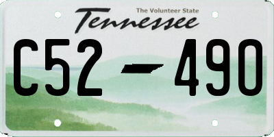 TN license plate C5249O