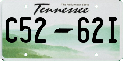 TN license plate C5262I