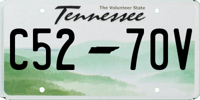 TN license plate C5270V