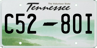 TN license plate C5280I