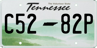 TN license plate C5282P