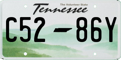 TN license plate C5286Y