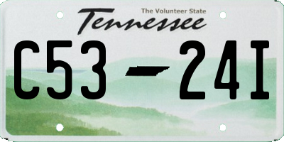 TN license plate C5324I