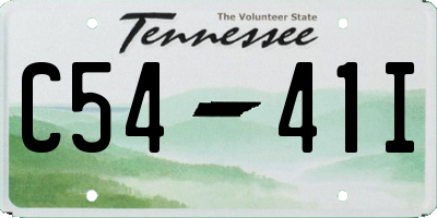 TN license plate C5441I