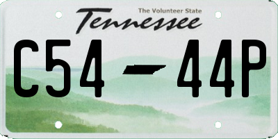 TN license plate C5444P
