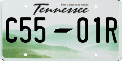 TN license plate C5501R
