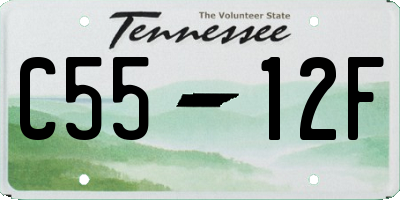 TN license plate C5512F
