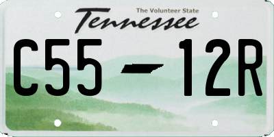 TN license plate C5512R