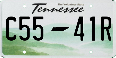 TN license plate C5541R
