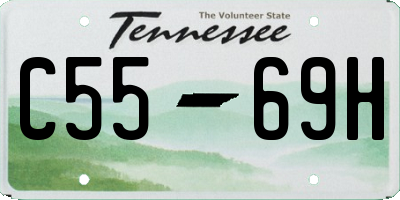 TN license plate C5569H