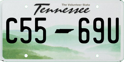 TN license plate C5569U