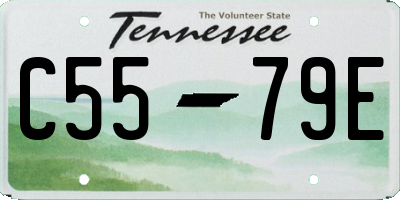 TN license plate C5579E