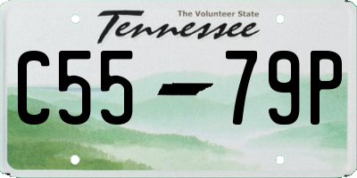 TN license plate C5579P